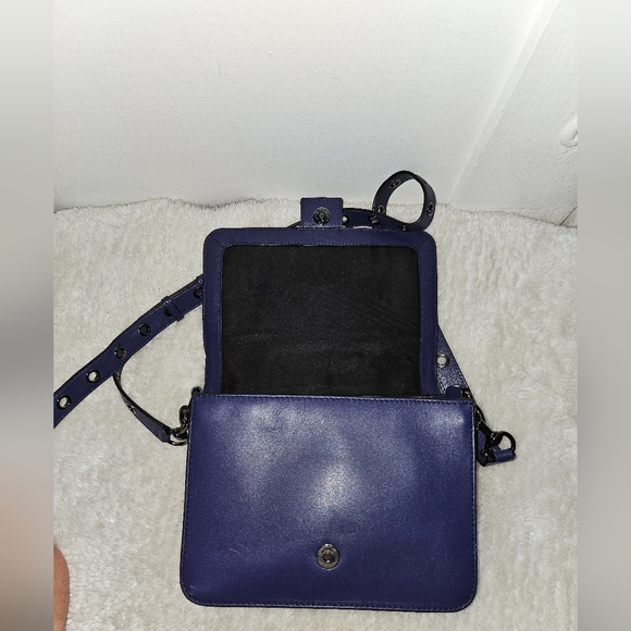 Rebecca Minkoff Hook Up Shoulder Bag Blue/Purple - Picture 9 of 16